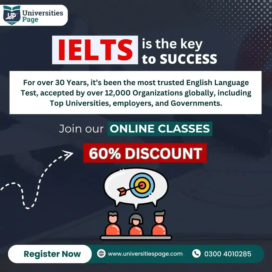 Image from Universities Page-Pakistan : The IELTS 6-Week Short Course is an intensive program designed to help...