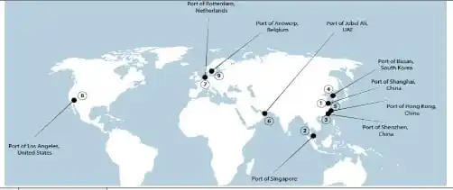 Image from UPSC mapping UPSC UPSC UPPSC MPPSC UPSC UPSC Upsc UPSC UPSC UPSC UPSC UPSC UPSC BPSC SSC CSAT UPSC™: 🔆 World’s Busiest Ports: Key Global Trade Hubs 🚢🌍 📍 Top Asian Por...