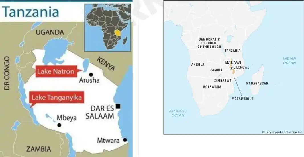 Image from UPSC mapping UPSC UPSC UPPSC MPPSC UPSC UPSC Upsc UPSC UPSC UPSC UPSC UPSC UPSC BPSC SSC CSAT UPSC™: 🔆 Key Global Updates 📍 Lake Natron, Tanzania ✅ Climate change i...