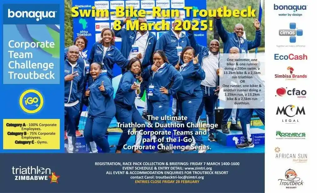 Image from ZW ZIMSPORTS CONNECT 🇿🇼: *Africa Triathlon Cup Troutbeck 8 March* # GrabABonaqua <a class="...