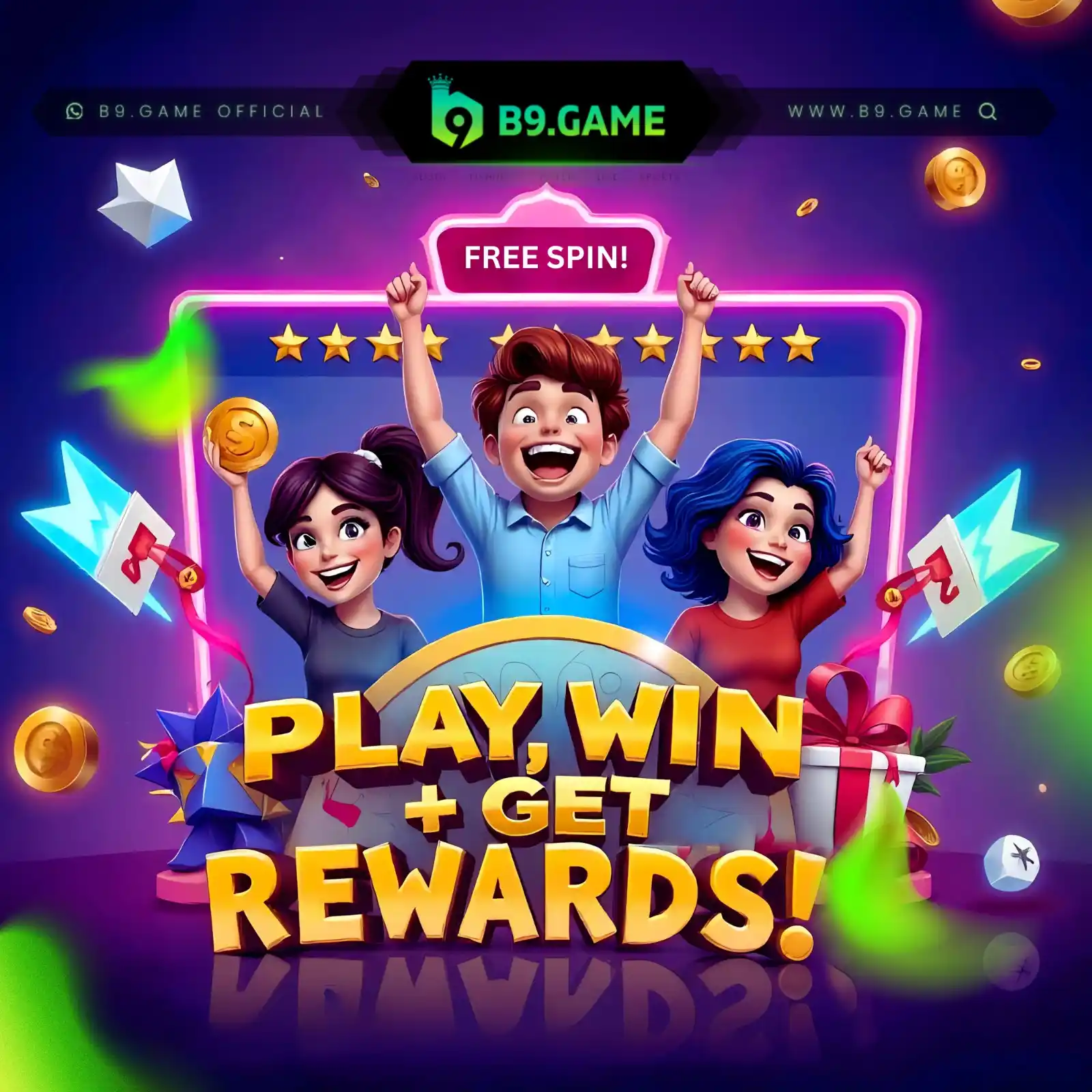 Image from B9.GAME Kamao Club: *🎰 B9.Game – Khelo, Jeeto aur Rewards Pao! 🏆* B9.Game laya hai aap ...
