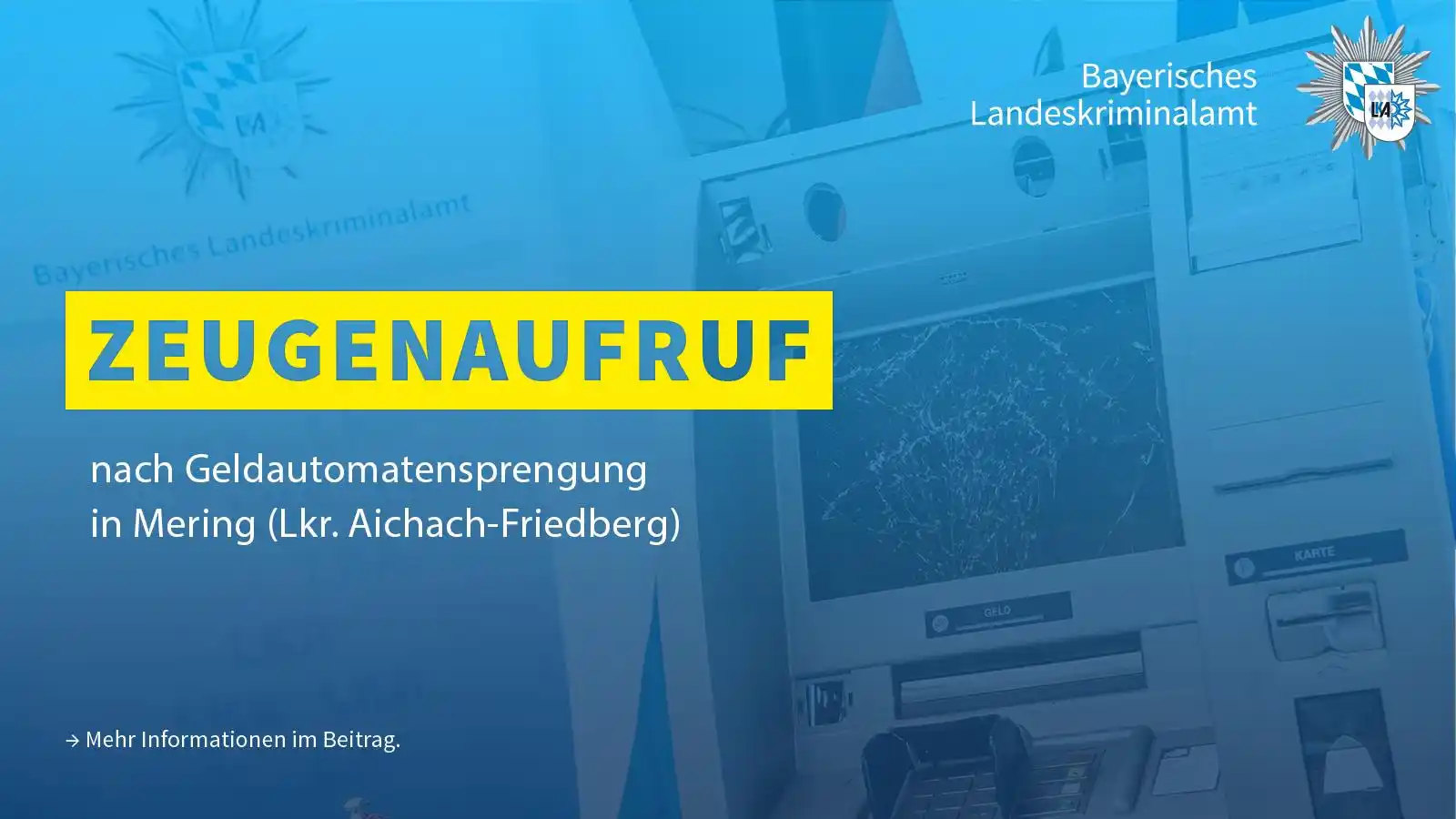 Bayerisches Landeskriminalamt  post