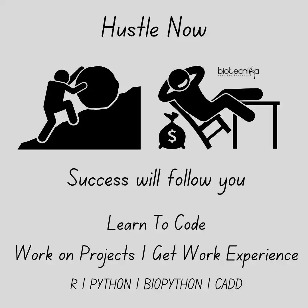 Image from Biotecnika Official ( Biotech, Biology Jobs Exams, Scholarship, Internship): Time To Hustle Now, Learn New Skills & Reap the Rewards in Future 🚀 ...
