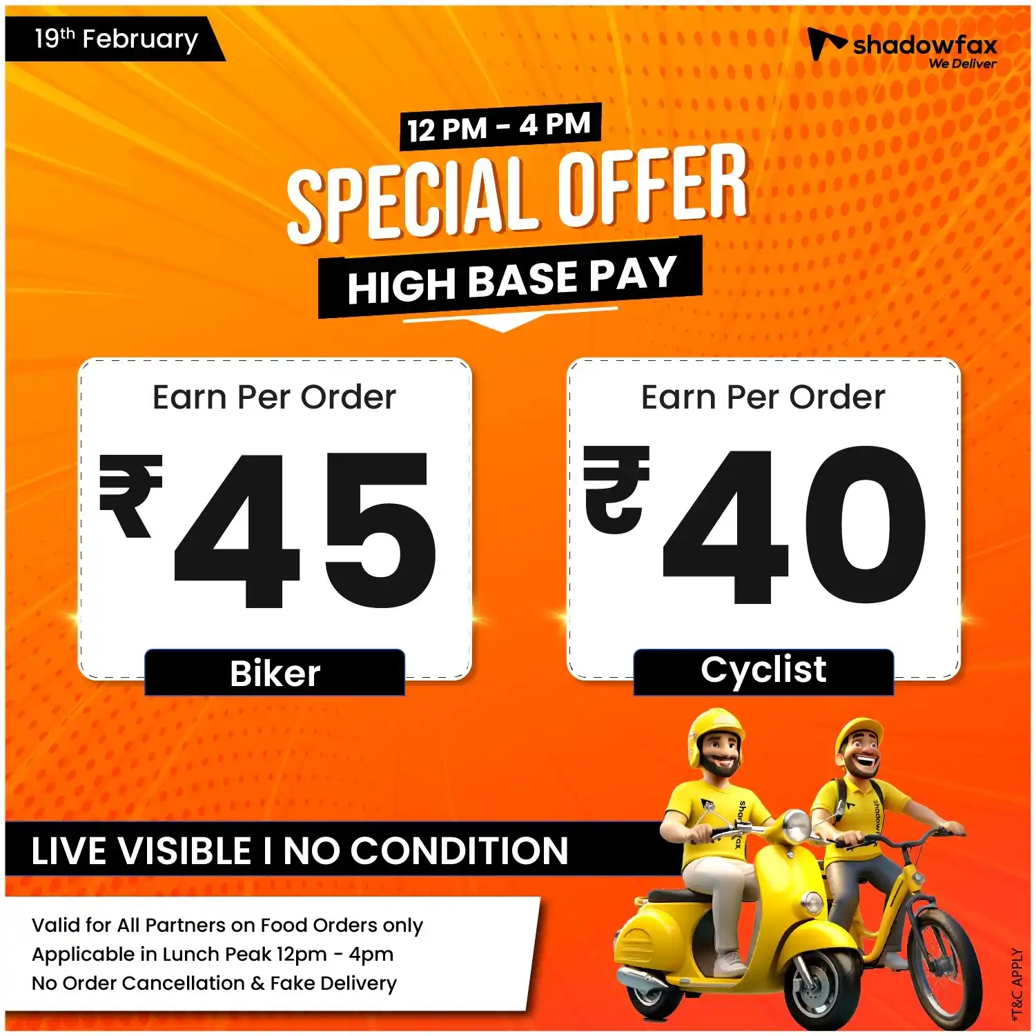 BLR: Shadowfax Offer Announcements post