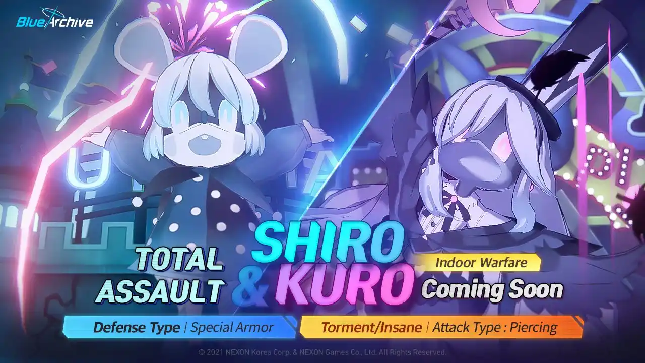 Image from Blue Archive Indonesia: ⚔️ *TA - Shiro & Kuro - Indoor* ⚔️ Abis GA terbitlah TA. Kali ini kit...