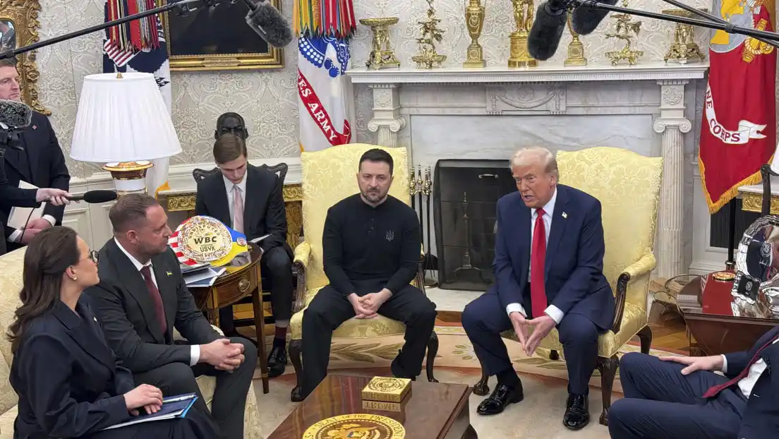 Image from CANAL - NOTICIAS AQUÍ Y AHORA: 🇷🇺 *💬Moscú sobre la riña con Zelenski: "Es un milagro que Trump y V...