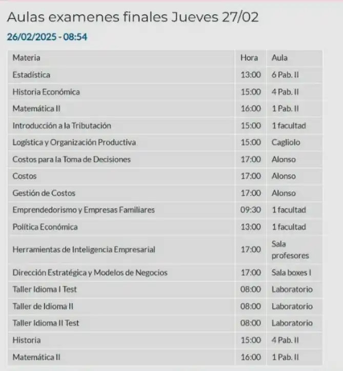 Cartelera Virtual - FCE post