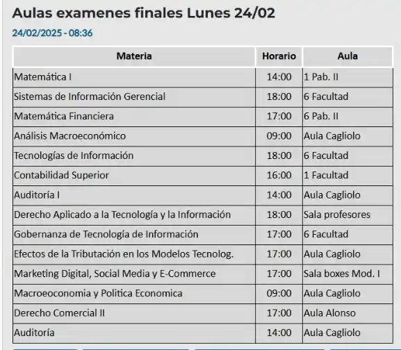 Cartelera Virtual - FCE post