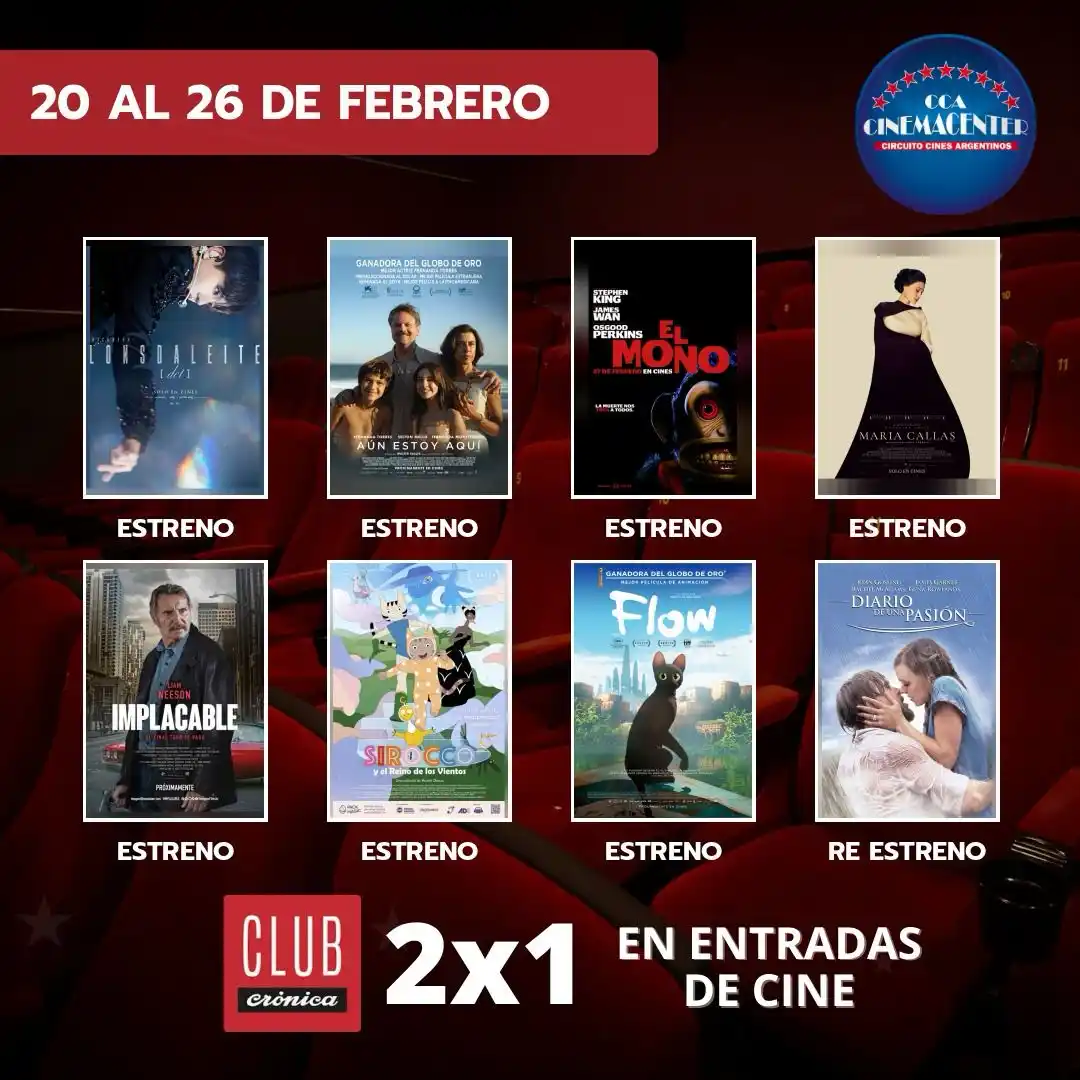 Image from CLUB CRÓNICA: 🫶🏽 ¿QUIÉN PARA USAR EL 2x1 E IR A VER DIARIO DE UNA PASIÓN? 🎬 Dis...