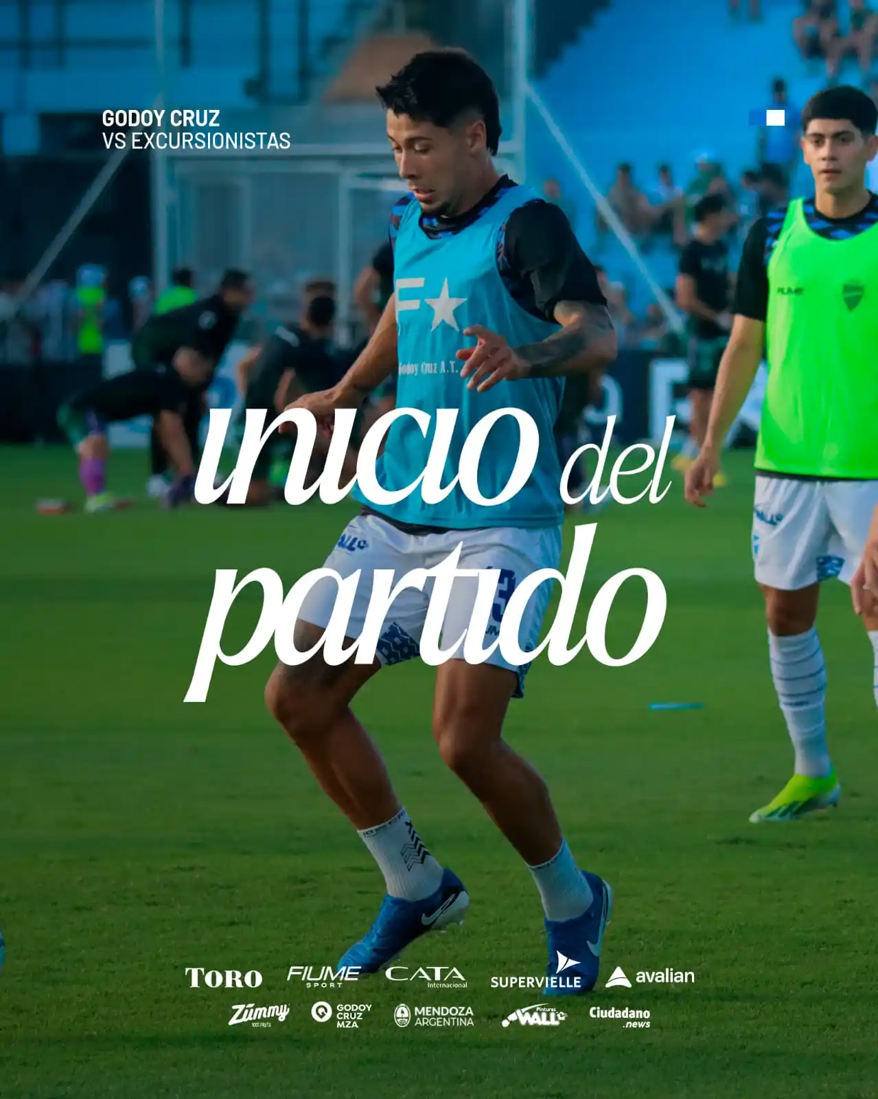 Image from Club Godoy Cruz Oficial: ▶️ ¡Ya jugamos en el Julio César Villagra! Godoy Cruz 0 🆚 0 Excursio...