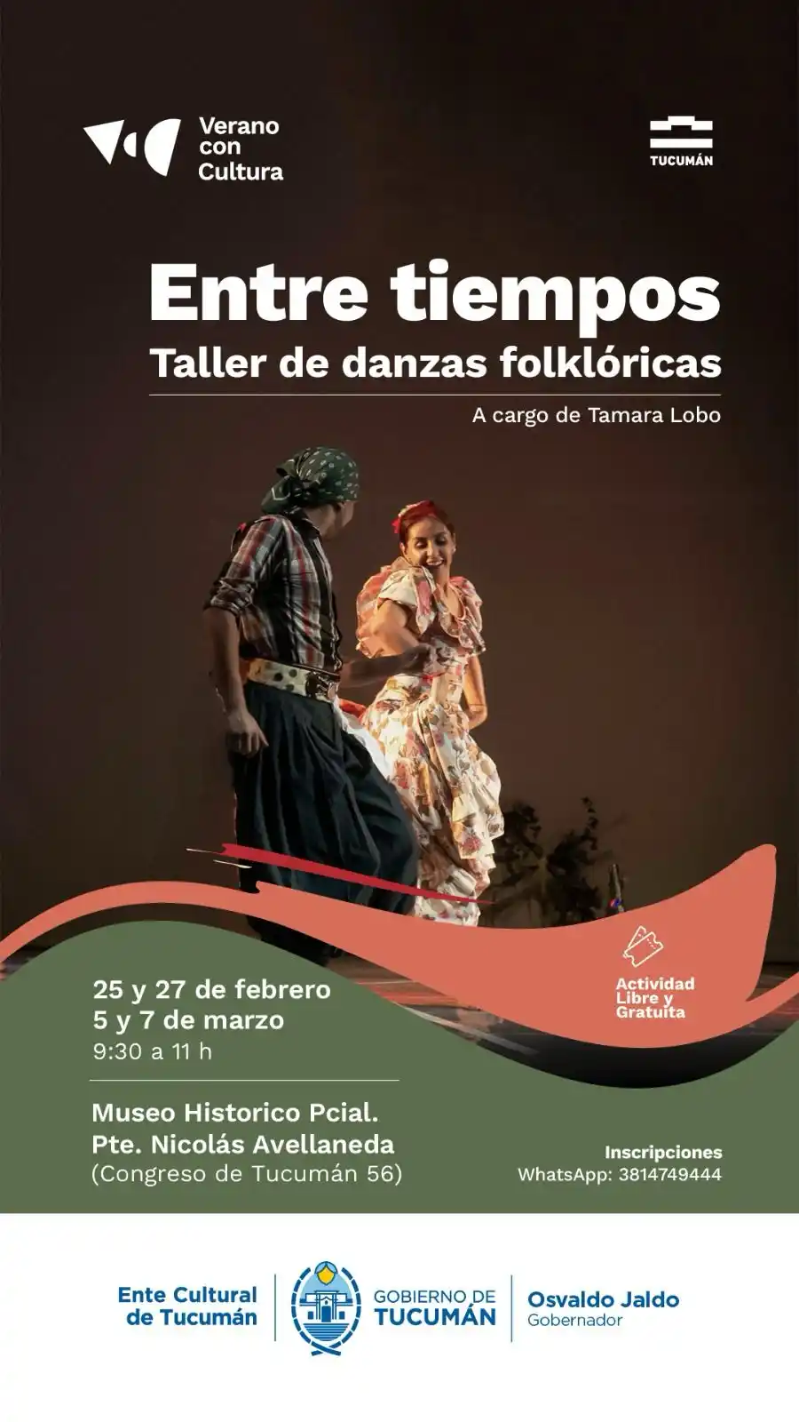 Image from Cultura De Tucumán ~🤳🏻: *Entre tiempos*, _un taller de danzas folklóricas, a cargo de Tamara ...