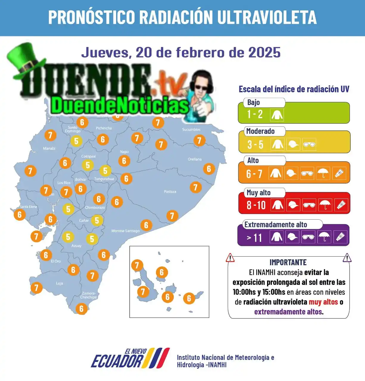 Image from DuendeTv Canal: DuendeNoticias  ALTAS TEMPERATURAS  🍀🍀<a class="text-blue-500 hover:...