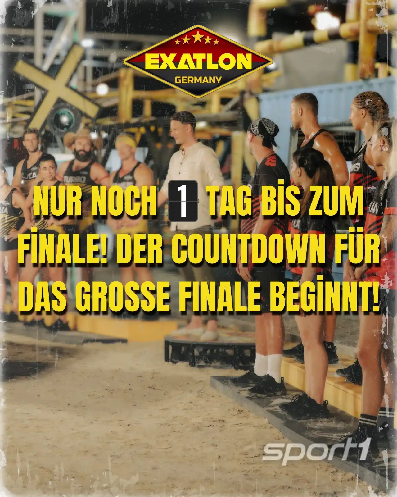 Image from EXATLON Germany: Nur noch 1 Tag bis zum Finale! Die Spannung steigt! Das GROSSE FINALE ...
