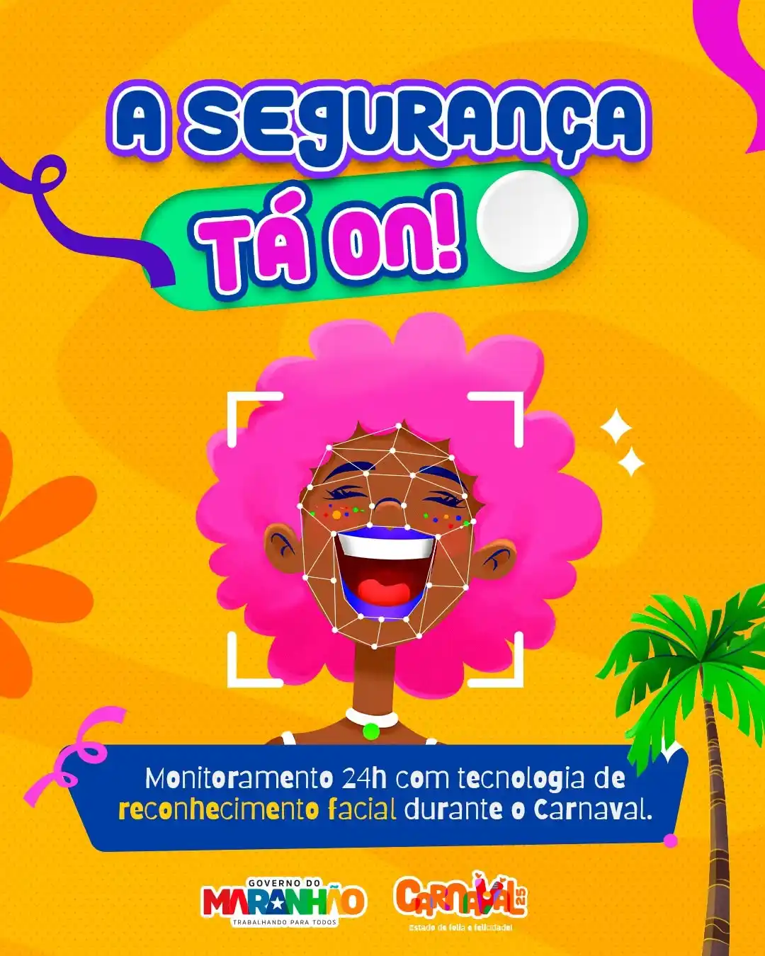 Image from Governo do Maranhão: 🎉 Folia com segurança! 👮♂️ Os circuitos oficiais do <a class="text...