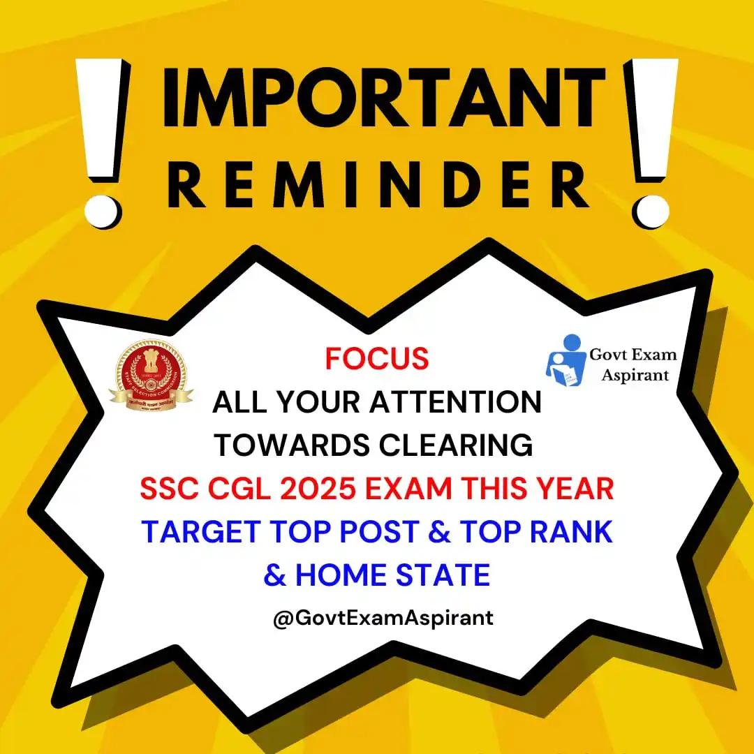 Govt Exam Aspirant  post