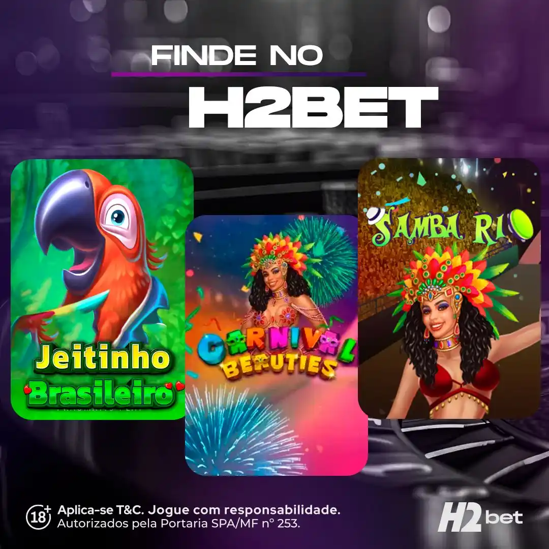 Image from H2bet: 🔥 *FINDE NO H2BET!* 🎰  🚀 Essa é a seleção de jogos que irá te diver...