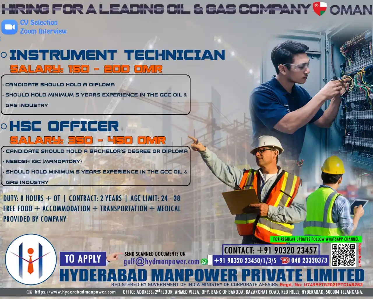 HYDERABAD MANPOWER PRIVATE LIMITED post