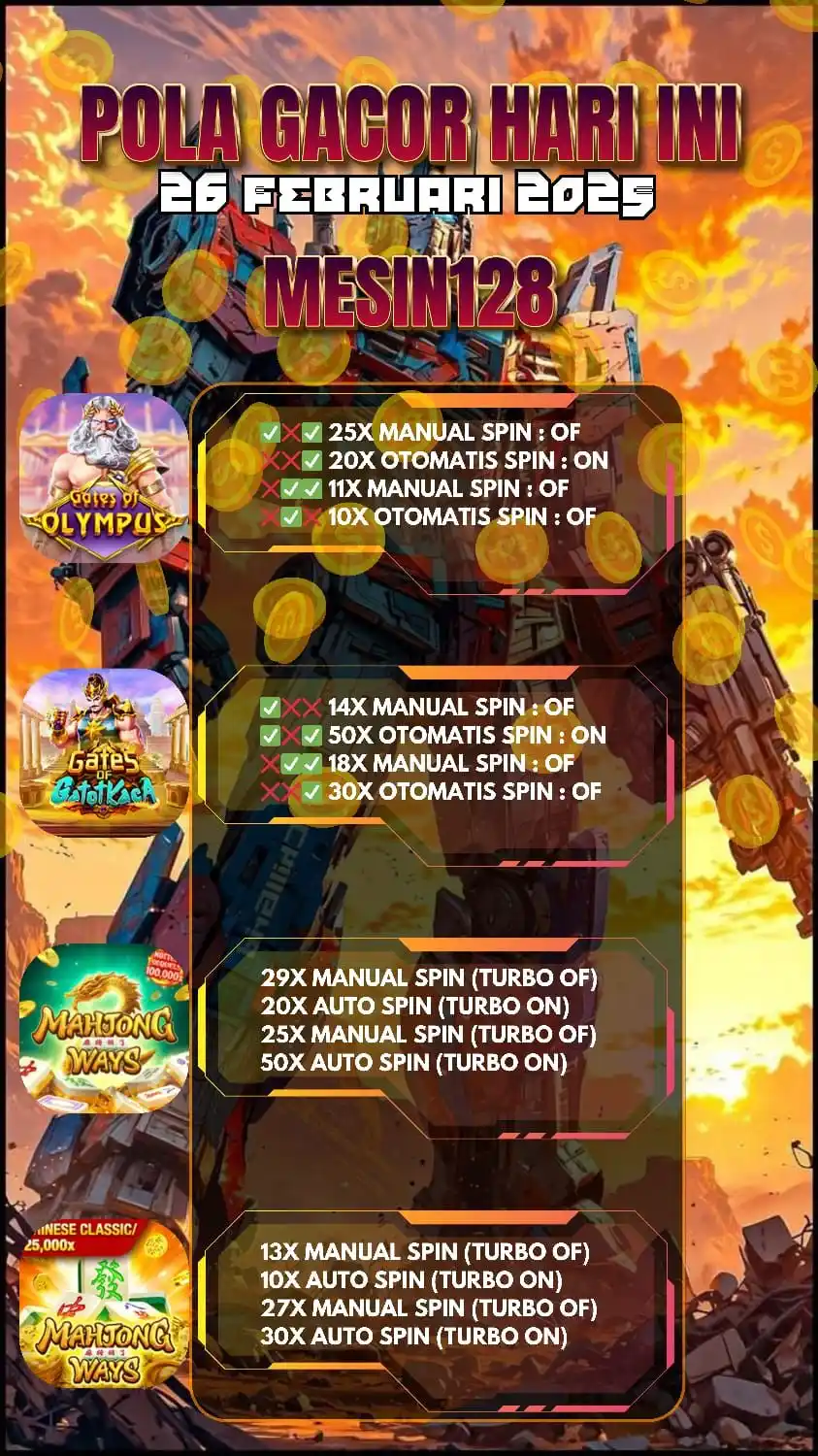 INFO PG SOFT MESIN128 post