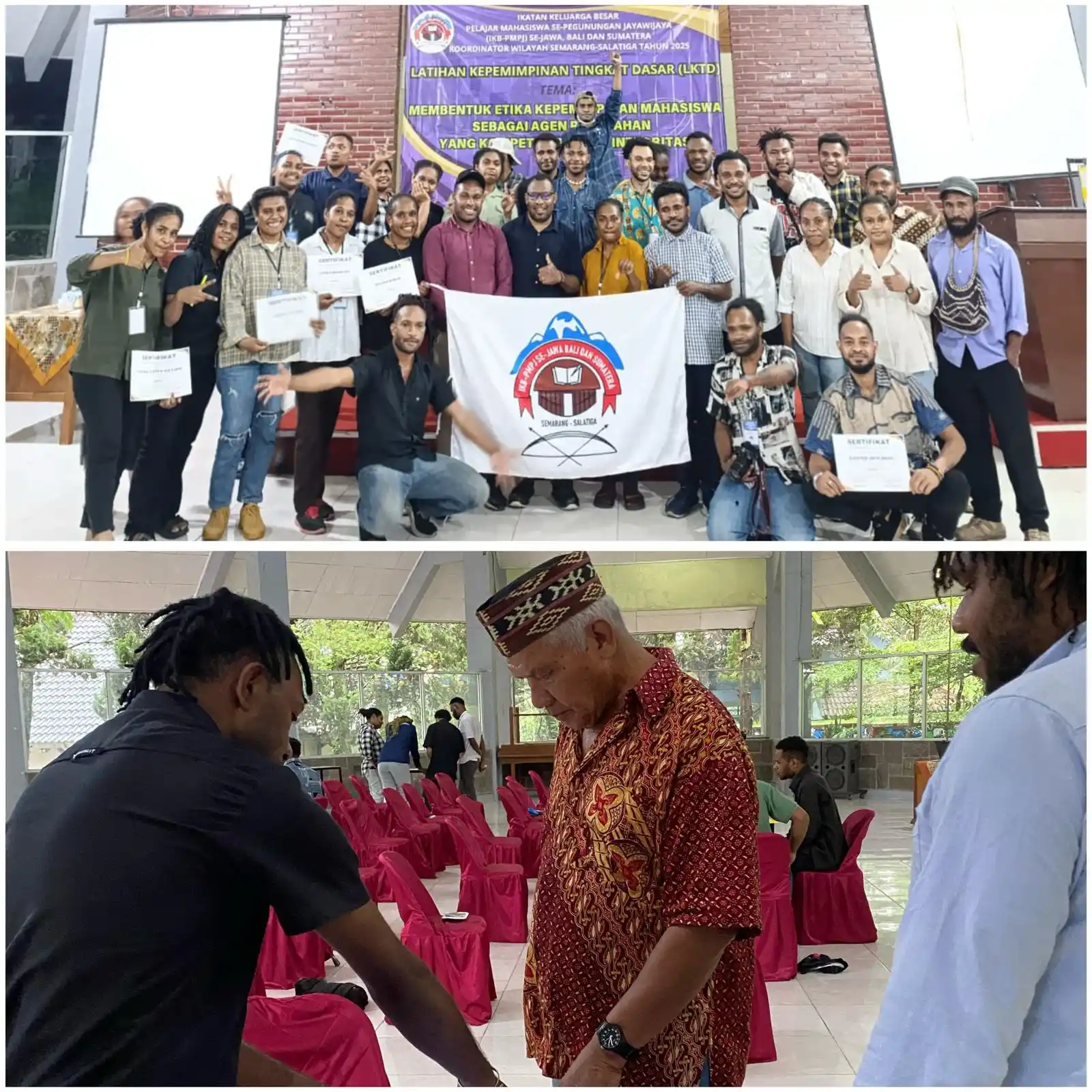 Image from Informasi Kota Wamena (IG @infowamena): 🌟 *Latihan Kepemimpinan Tingkat Dasar (LKTD) IKB-PMPJ* 🌟 ___________...