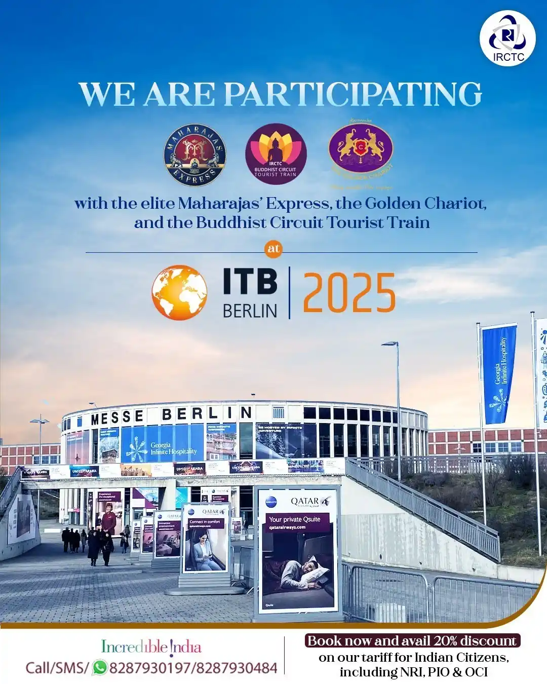 Image from IRCTC Official: IRCTC proudly invites you to experience the grandeur of the elite Maha...
