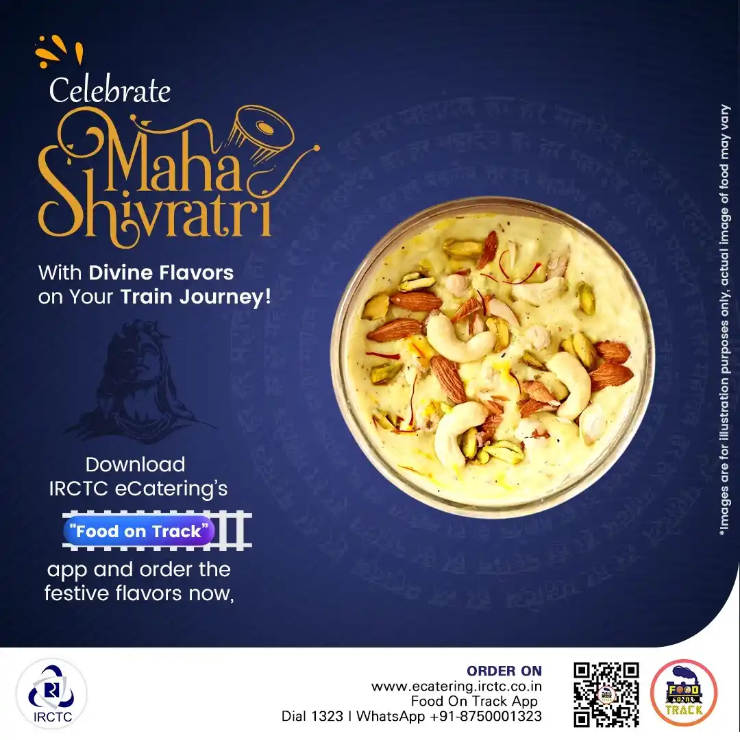 Image from IRCTC Official: Happy Mahashivratri! On this auspicious day, we're serving up some del...