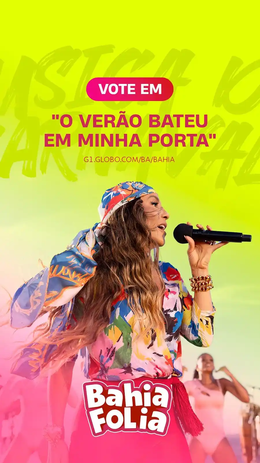 Image from Ivete Sangalo: Zamurinhos, vamos abrir a porta para o Carnaval? 🚪 A votação para o ...