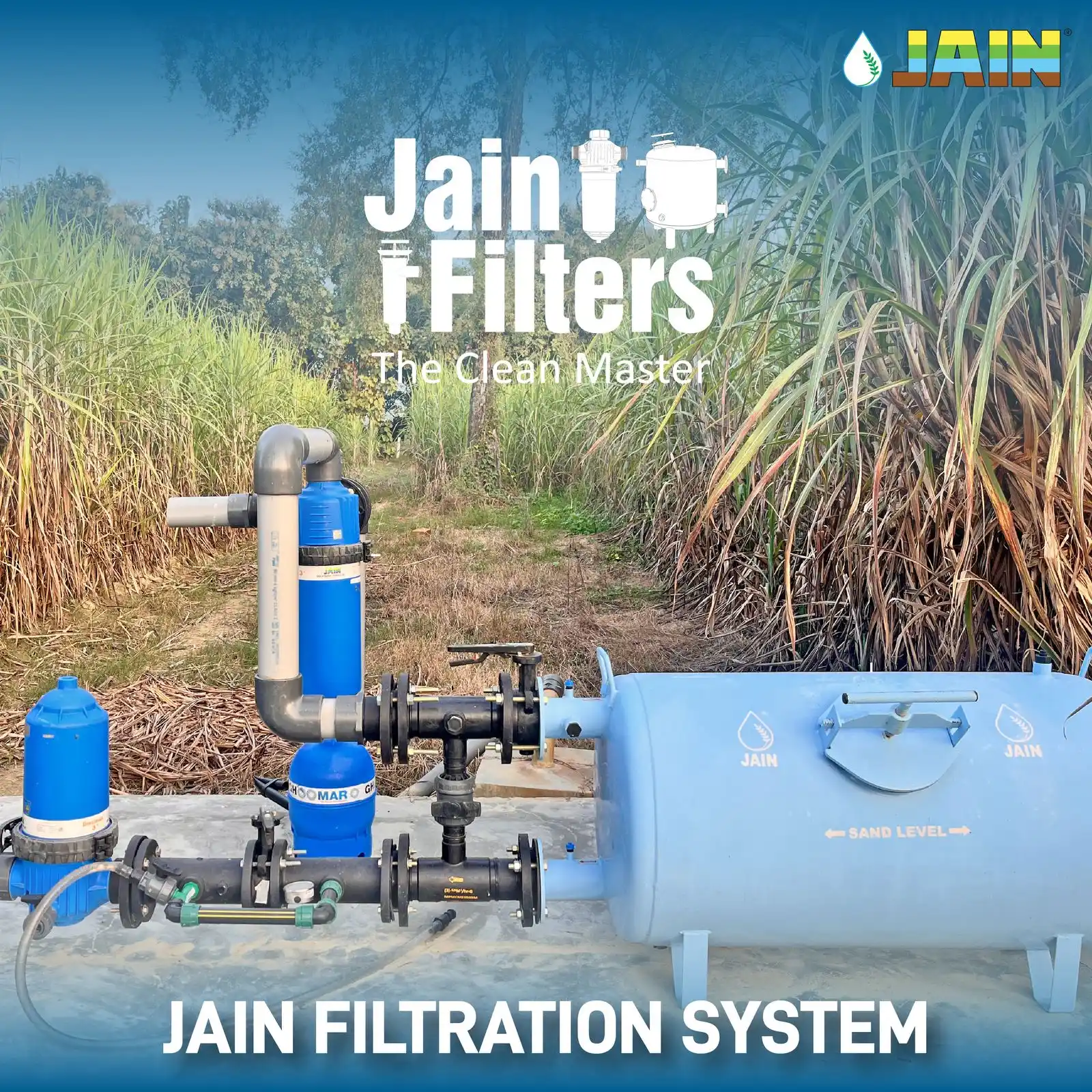 Image from Jain Irrigation Systems Limited: The Jain Filtration System, that ensures purity, efficiency, and susta...