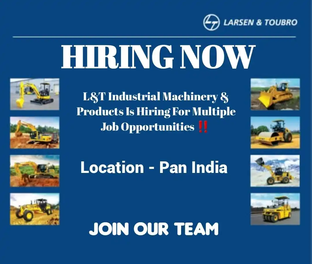 Image from JobstechJobs: Latest Job Opportunities at L&T Industrial Machinery & Products in 202...