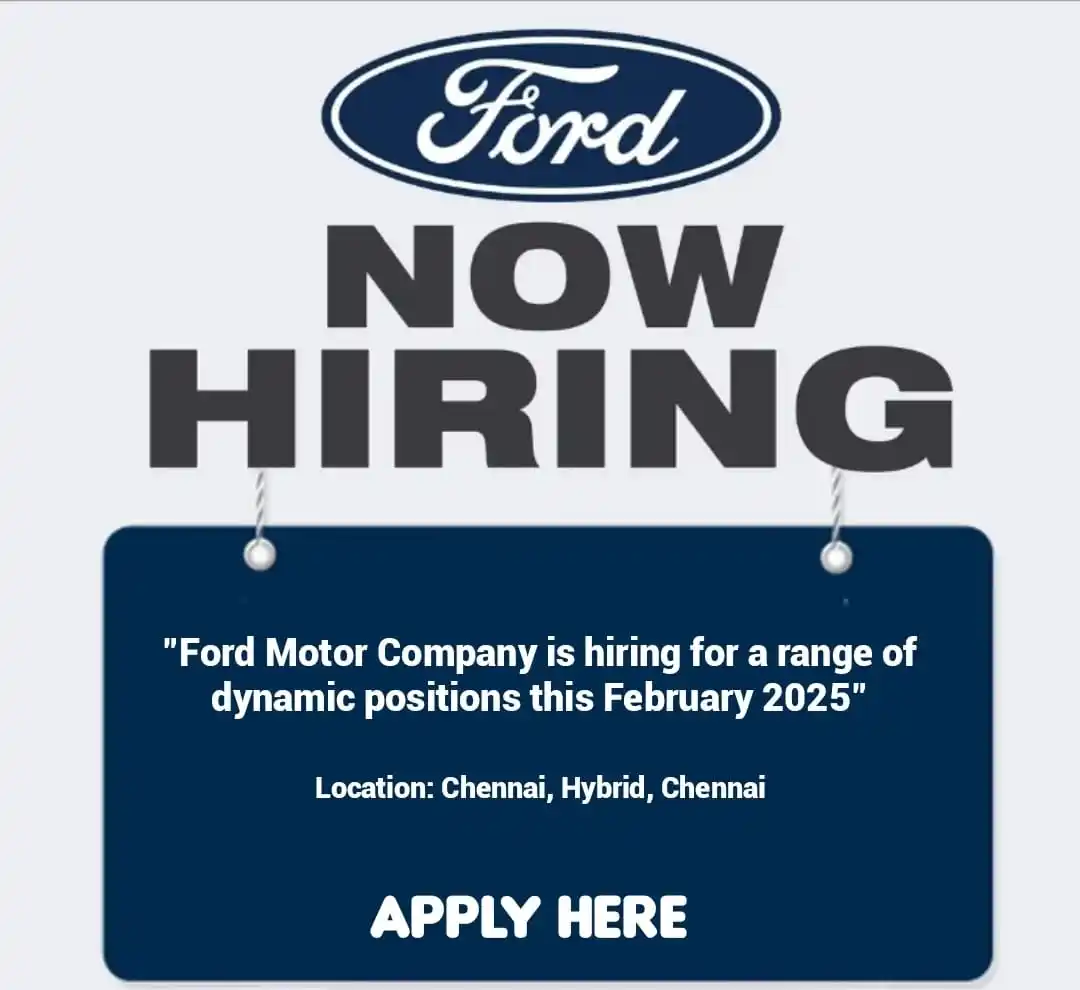 Image from JobstechJobs: Exciting Career Opportunities at Ford! Ford Motor Company is hirin...