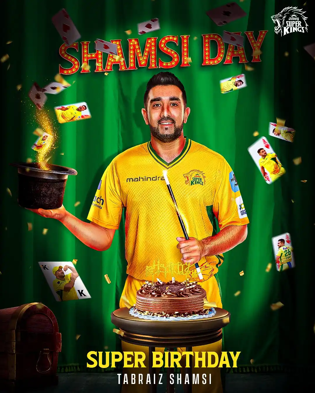 Image from Joburg Super Kings: A birthday full of tricks, treats, and top-class turn! 🪄 Have a magic...