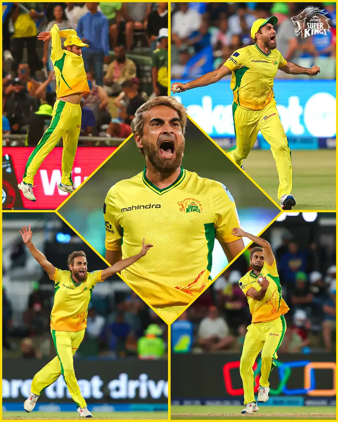Image from Joburg Super Kings: A Look Back at Imran Tahir’s Iconic Celebrations! 💛📸 <a class="text...