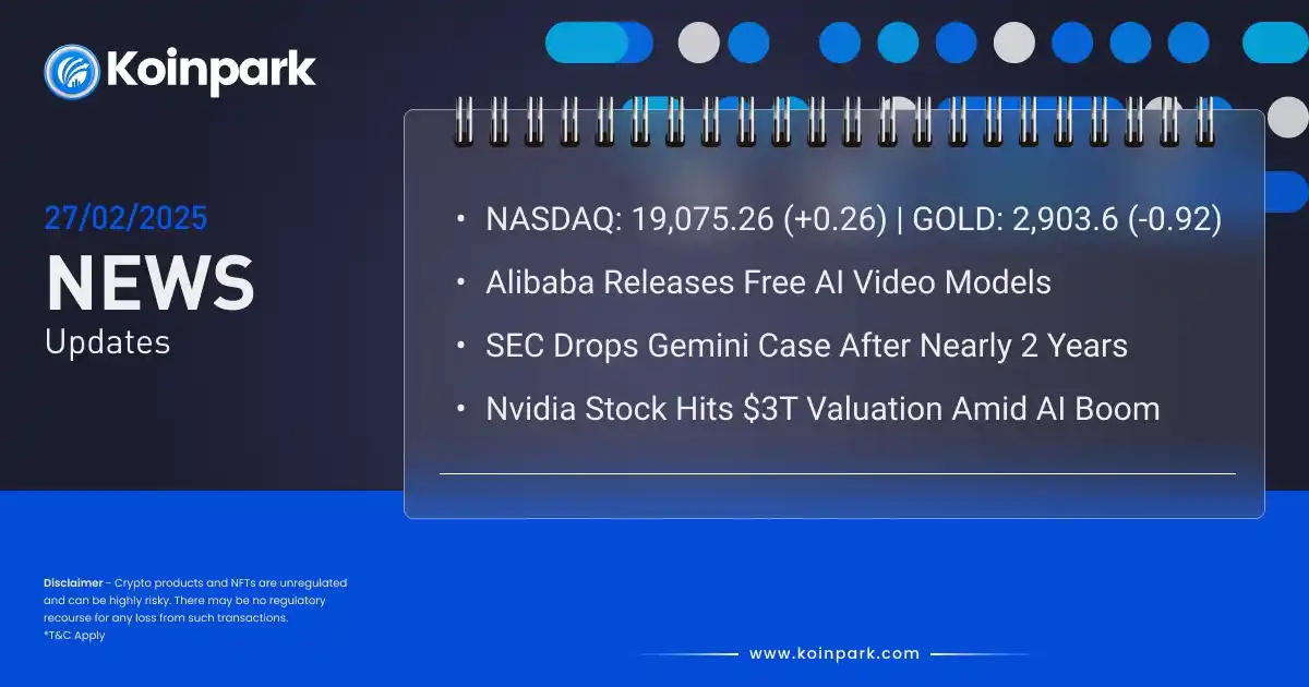 Image from Koinpark - Global Trusted Cryptocurrency Exchange Platform: Global Markets Updates 🗞️ <a class="text-blue-500 hover:underline c...