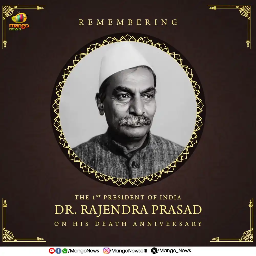 Image from Mango News: Remembering Dr. Rajendra Prasad, the first President of India and Bhar...