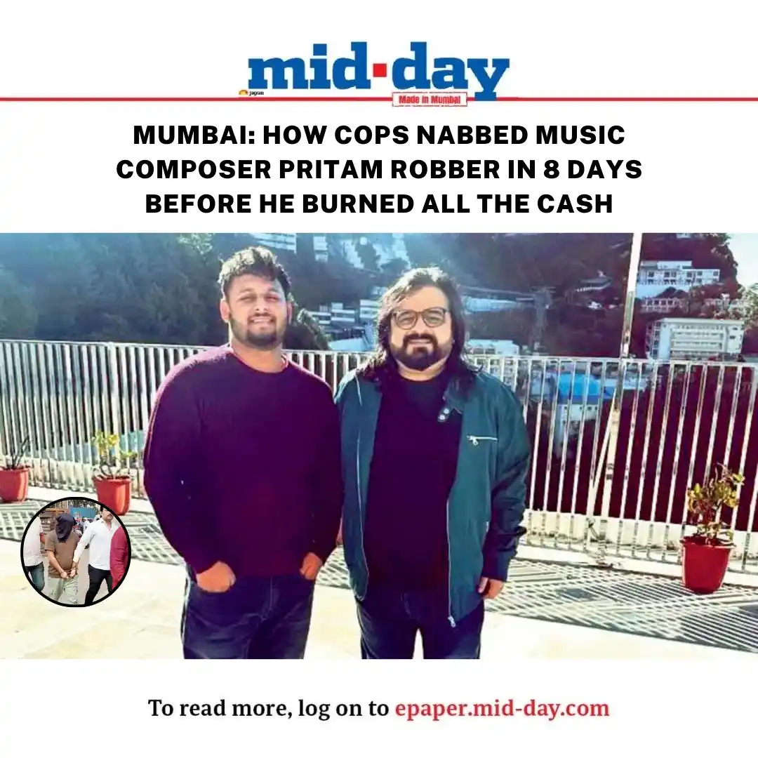 Image from Midday India: *Elaborate manhunt takes police from Versova to Jammu as they crack ta...