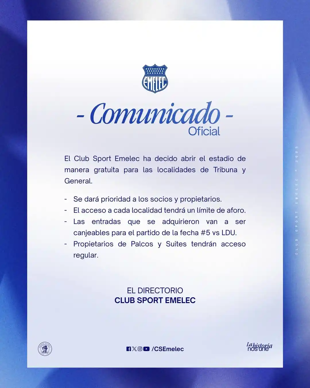 Image from Milagreño que se Respeta: 🔵⚡ HOY ENTRADA GRATIS A GENERAL Y TRIBUNA EN EL CAPWELL. LEE LOS DET...