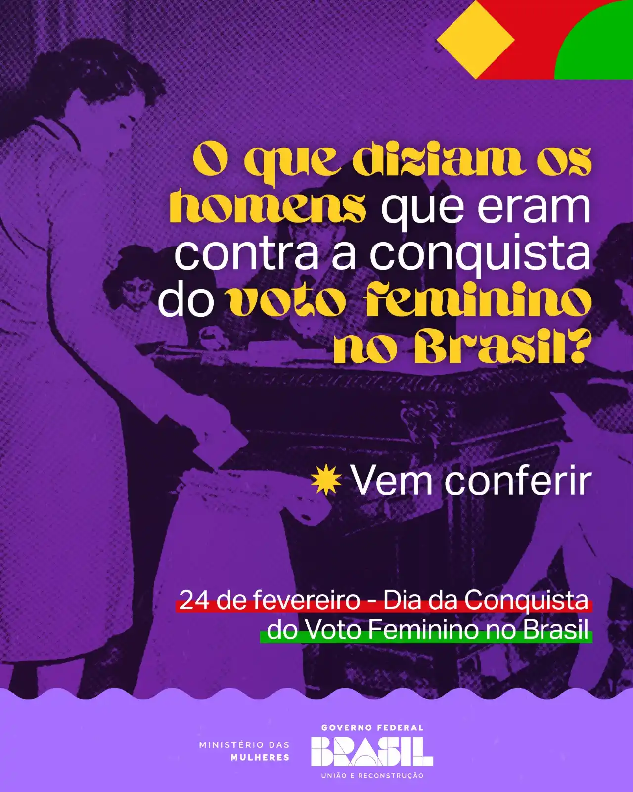  Ministério das Mulheres post