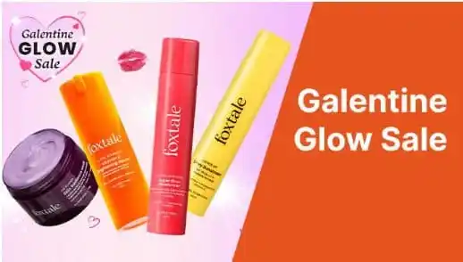 Image from My Shopmate: Foxtale | Galentine Glow Sale Offer | Buy Any 2 Products For Flat Rs....