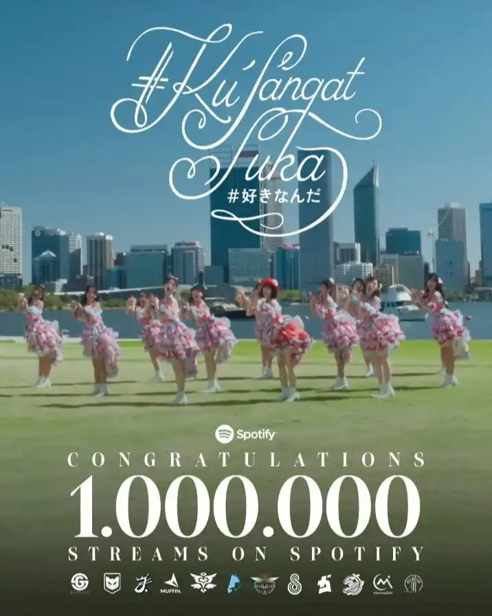 Image from Era Baru FJKT48: ✨1 Million Stream JKT48🎉🎶 <a class="text-blue-500 hover:underline ...