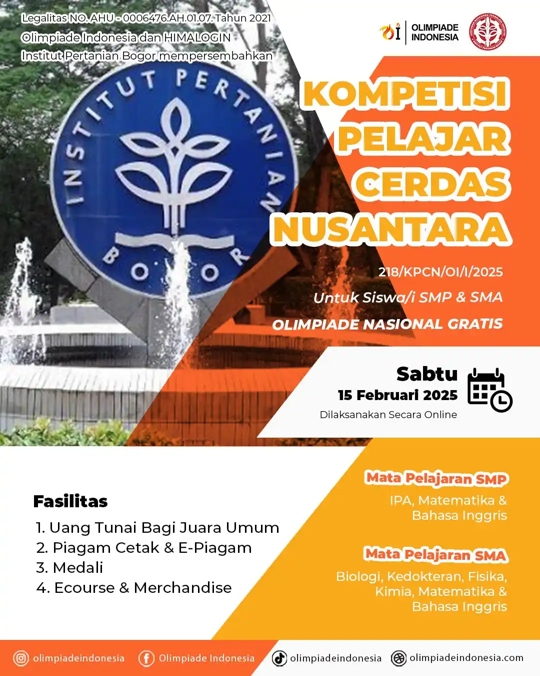 Image from OLIMPIADE INDONESIA: 🎉 HASIL UJIAN KPCN 2025 SUDAH KELUAR! 🎉 🌟 SERTIFIKAT PRESTASI SIAP...