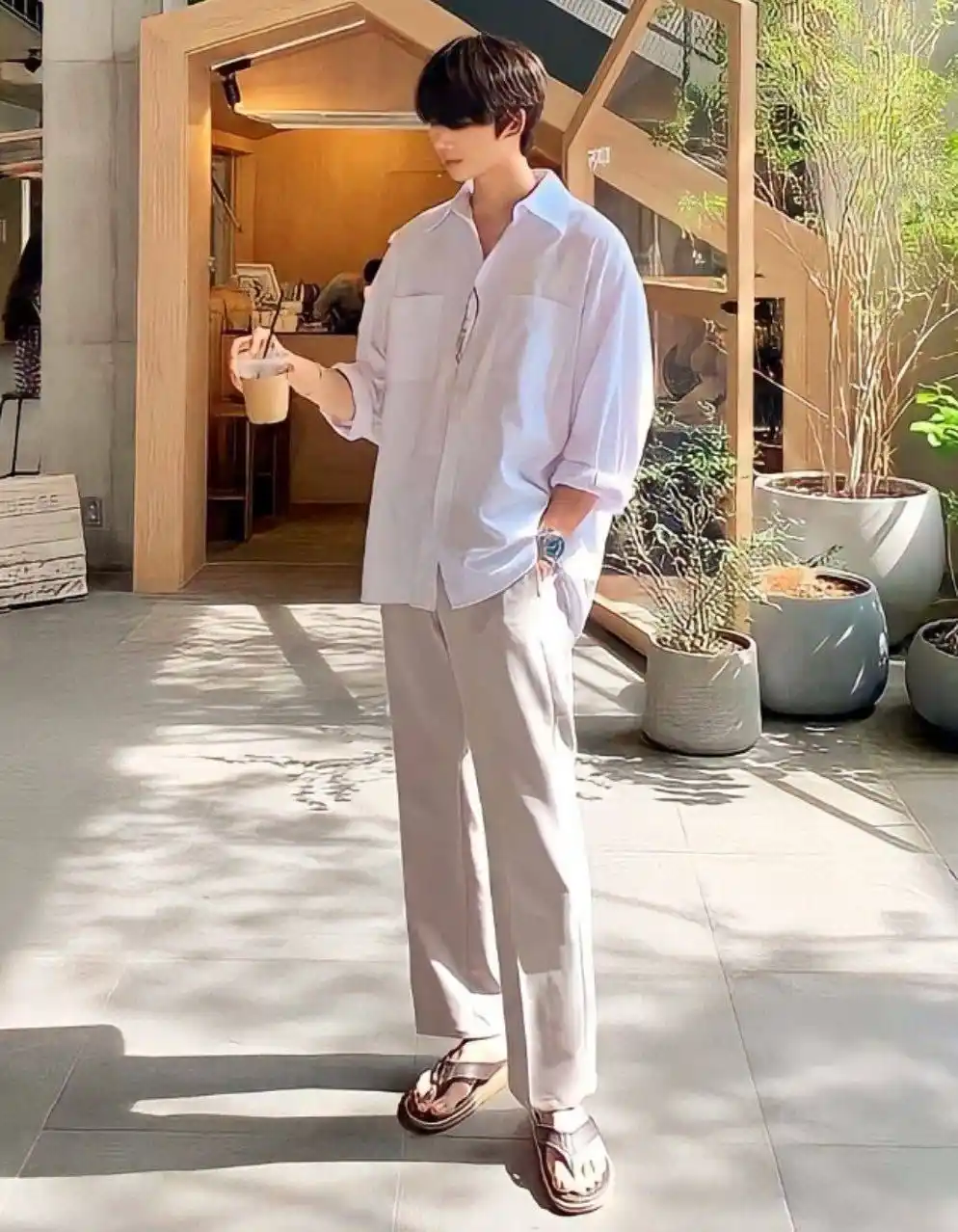 Image from Inspirasi Outfit Indonesia OOTD Ide Rekomendasi Outfit Hijab Cewek Cowok: 📃 Outfit Clean White Cream <a class="text-blue-500 hover:underline cu...