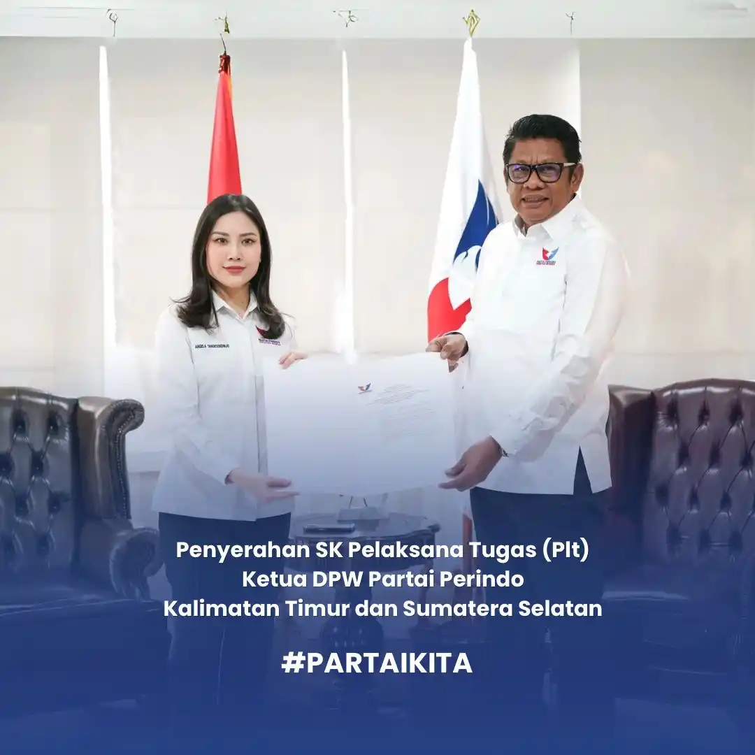 Image from Partai Perindo: Partai Perindo menyerahkan Surat Keputusan (SK) Pelaksana Tugas (Plt) ...