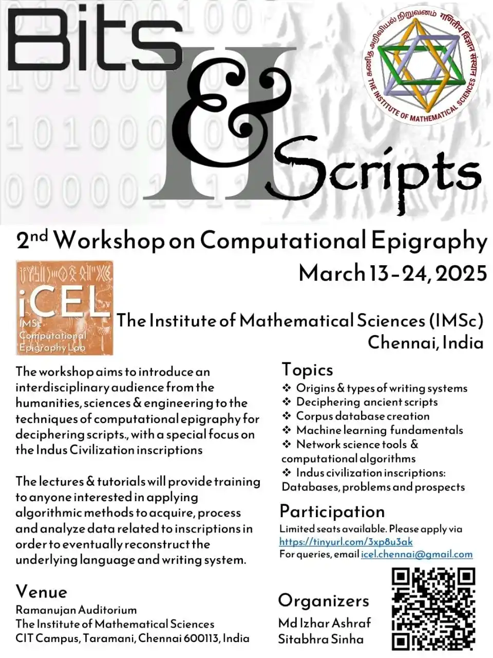 Image from Physics Aspirants: Bits and Scripts: Workshop on Computational Epigraphy https://www.ims...