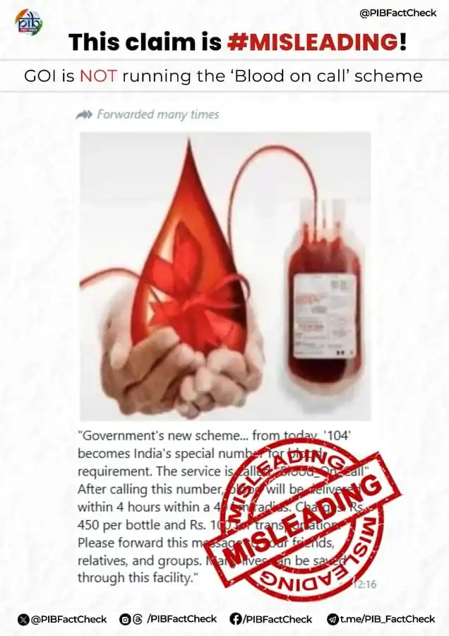 PIB Fact Check post