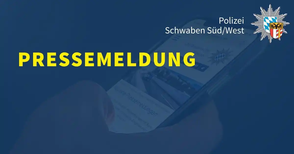 Image from Polizei Schwaben Süd-West: *Pressemeldungen vom 22.02.2025* ▶️Tätlicher Angriff auf Vollstreckun...