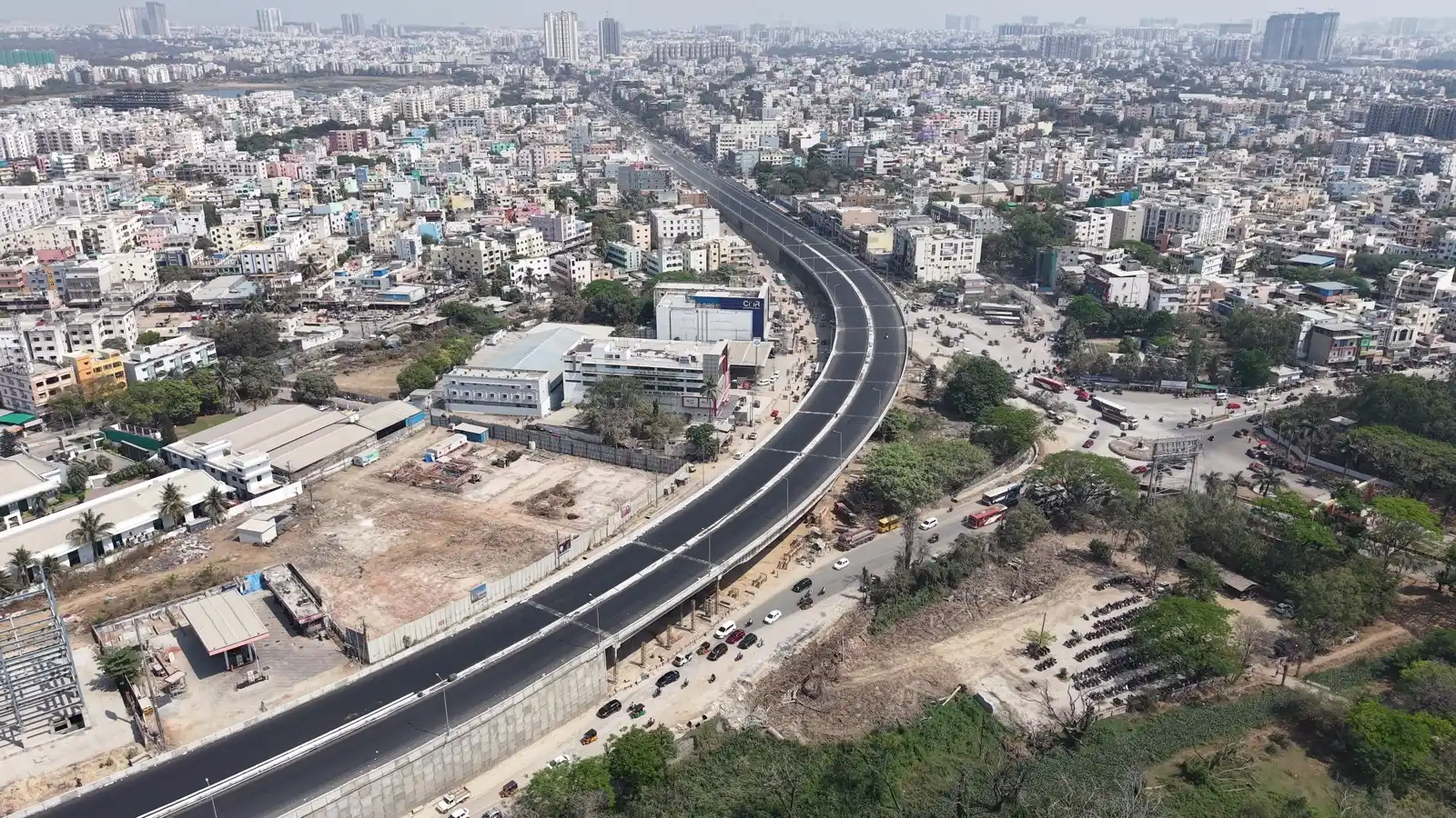Image from RealEstate Patashala: *NHAI has opened BHEL Flyover for public use w/o any inauguration !! G...