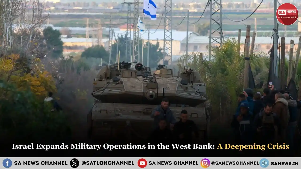 Image from SA News Channel: Israel has intensified military operations in the West Bank, deploying...