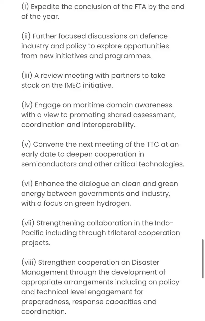 Image from Sandhya Sharma: Leaders’ Statement-Visit of President of the European Commission & EU ...