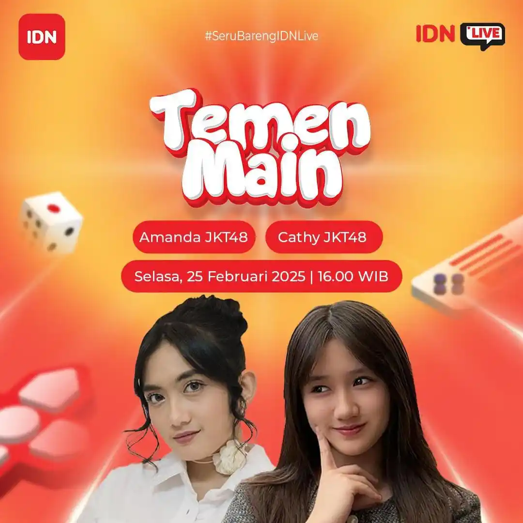 Image from SEPUTAR INFO JKT48: JKT48 live IDN! TEMEN MAIN JKT48! 🗓️ Selasa, 25 Feb 2025 | 15:30 WI...
