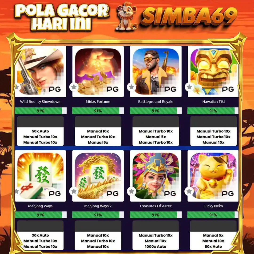SLOT GACOR SIMBA69  post
