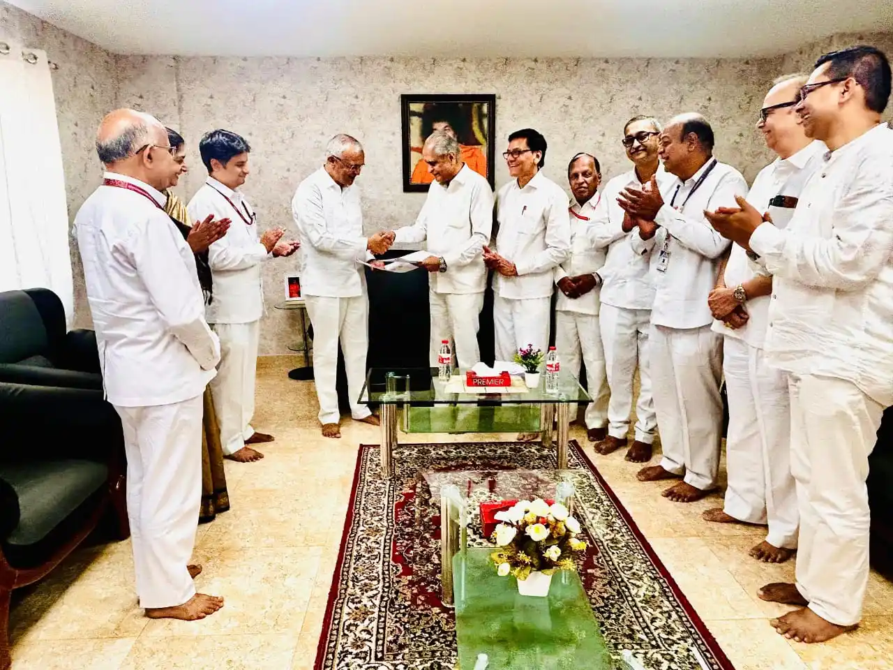 Image from Sri Sathya Sai Seva Organisations, India - Official: *SSSSO Signs MoU with SSSIHL in the Divine Presence of Bhagawan Sri Sa...